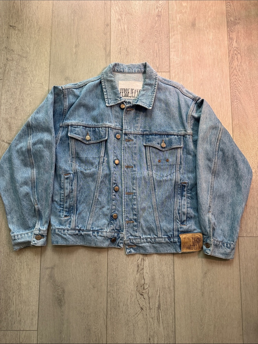 Ferre Jeans Light Wash Denim Jacket